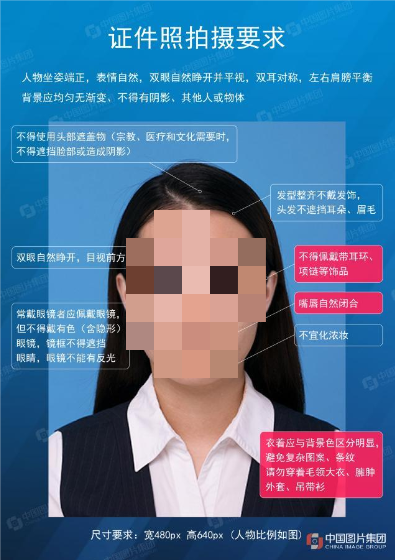 2022年江西成人高考网上报名免冠电子证件照片要求